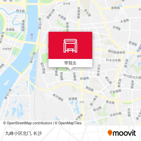 九峰小区北门地图