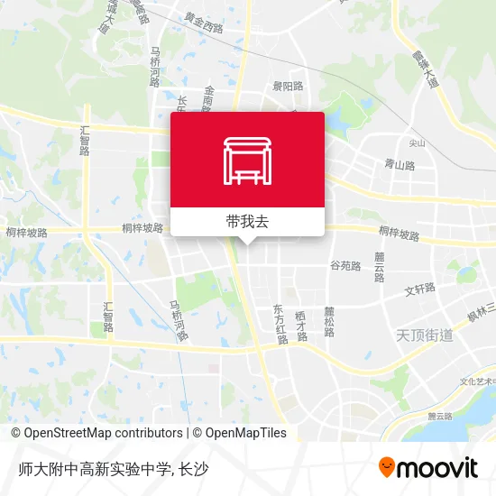 师大附中高新实验中学地图