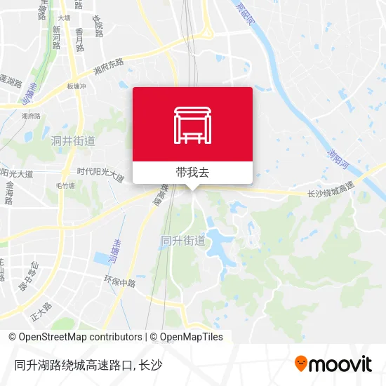 同升湖路绕城高速路口地图