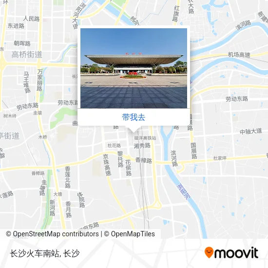 长沙火车南站地图