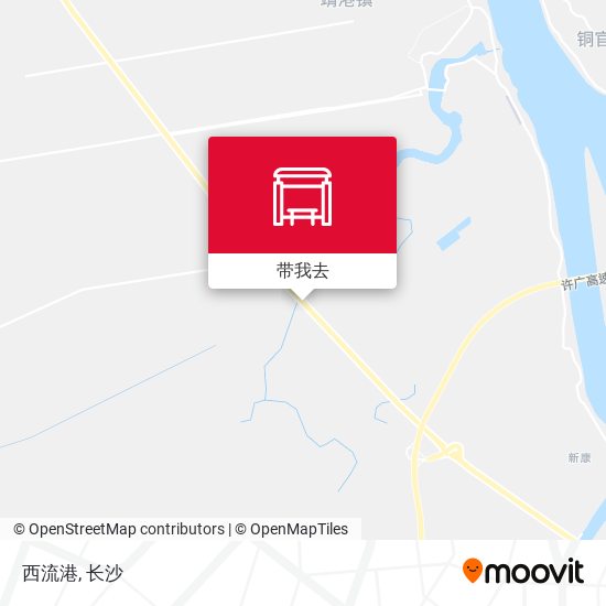 西流港地图