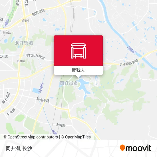 同升湖地图