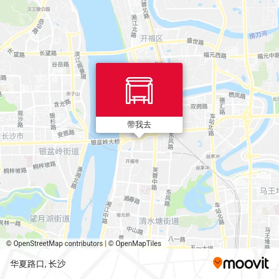 华夏路口地图