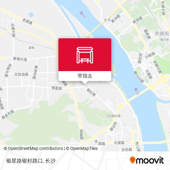 银星路银杉路口地图