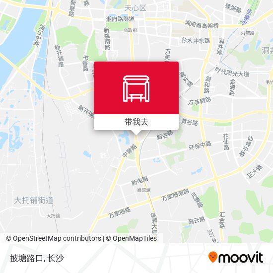 披塘路口地图