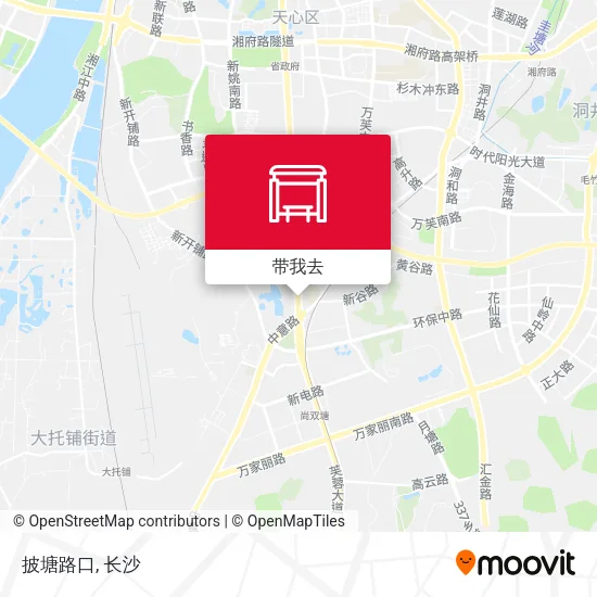披塘路口地图