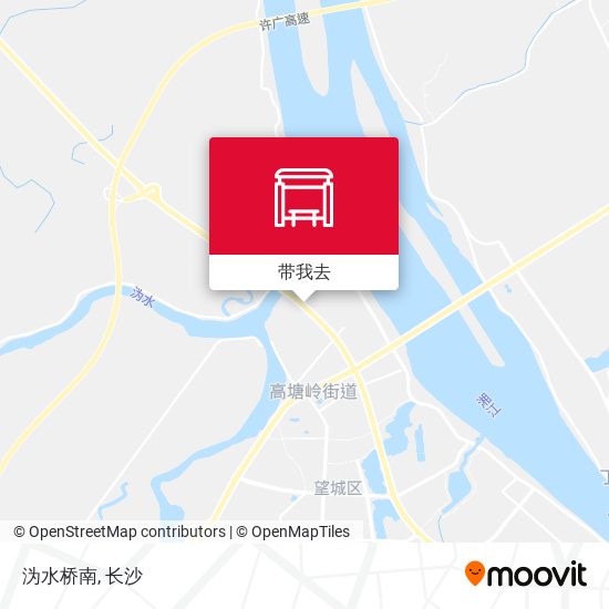 沩水桥南地图