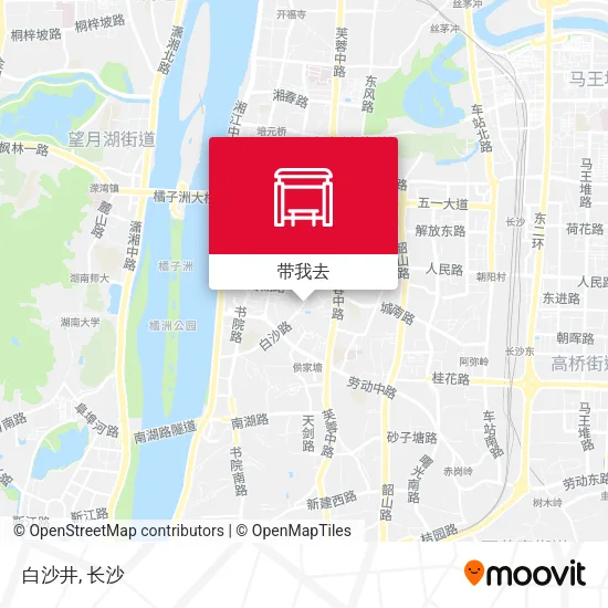 白沙井地图