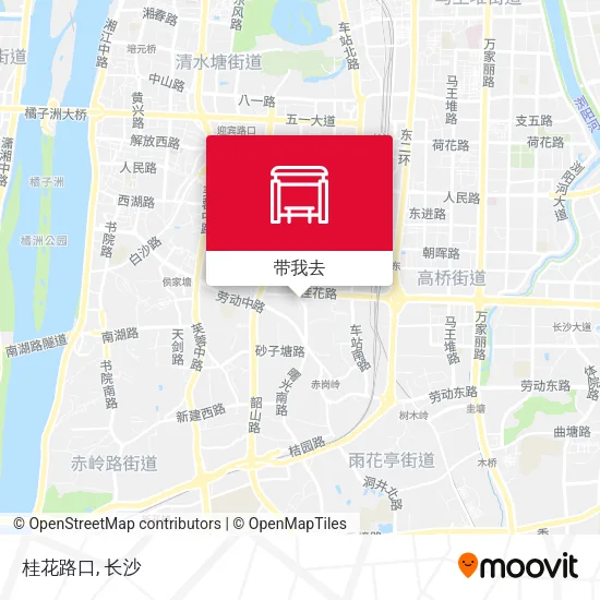 桂花路口地图