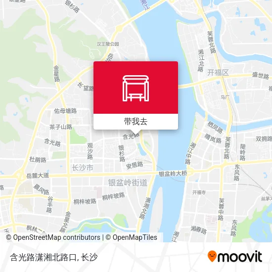 含光路潇湘北路口地图