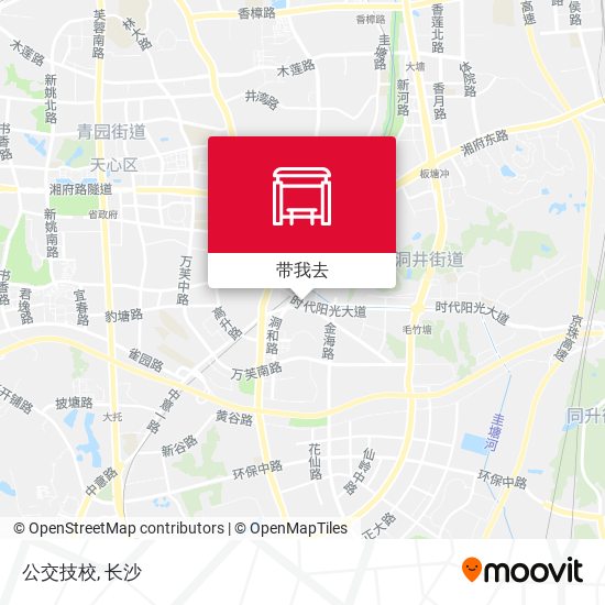 公交技校地图