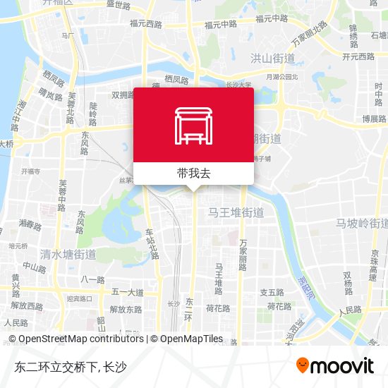 东二环立交桥下地图