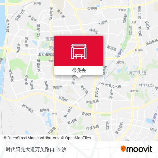 时代阳光大道万芙路口地图