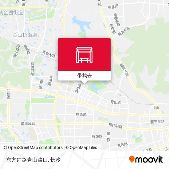 东方红路青山路口地图