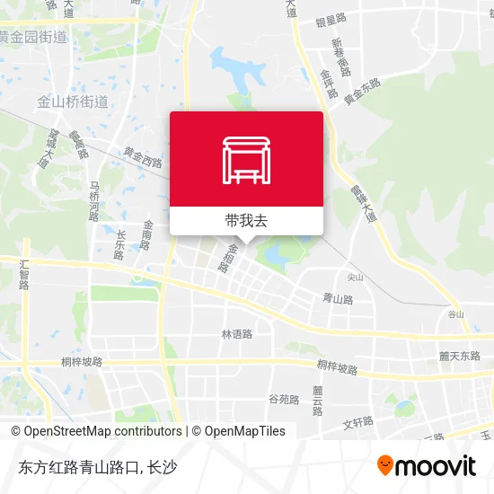 东方红路青山路口地图