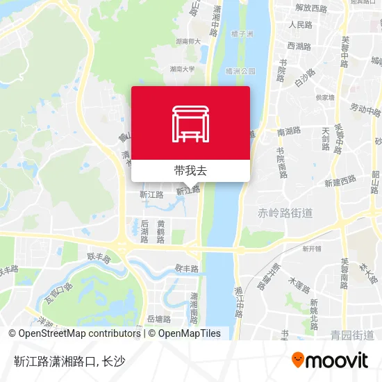 靳江路潇湘路口地图