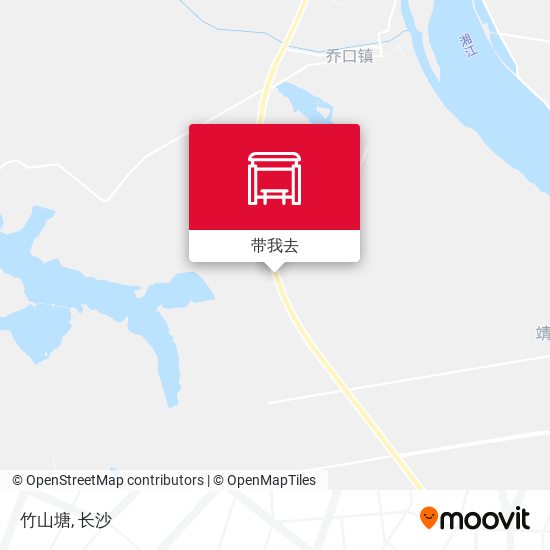 竹山塘地图