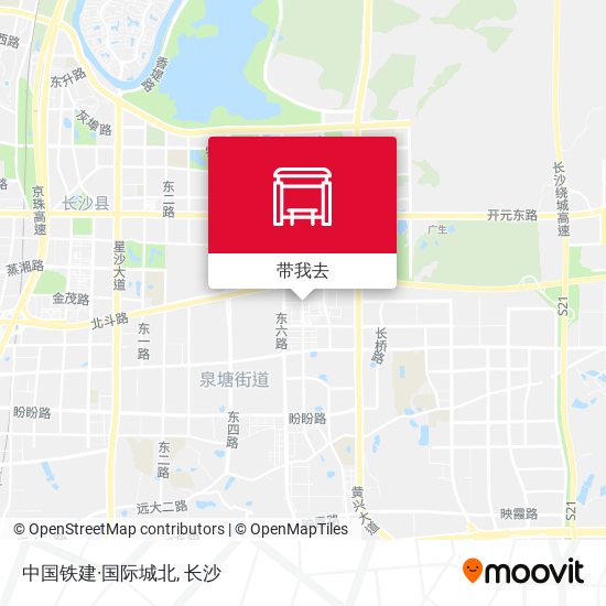 中国铁建·国际城北地图