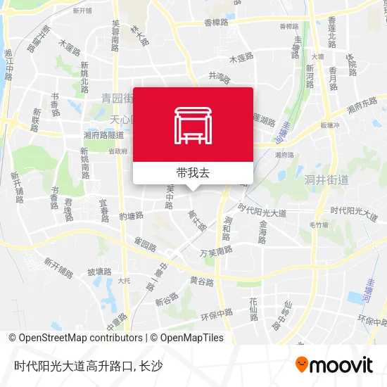 时代阳光大道高升路口地图