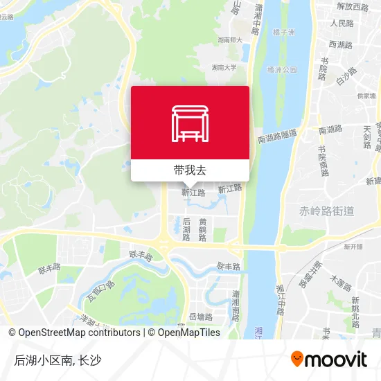 后湖小区南地图