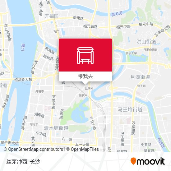 丝茅冲西地图