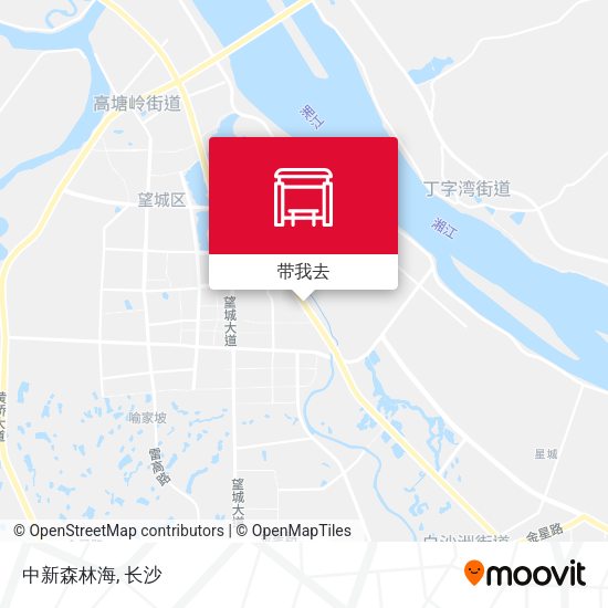 中新森林海地图