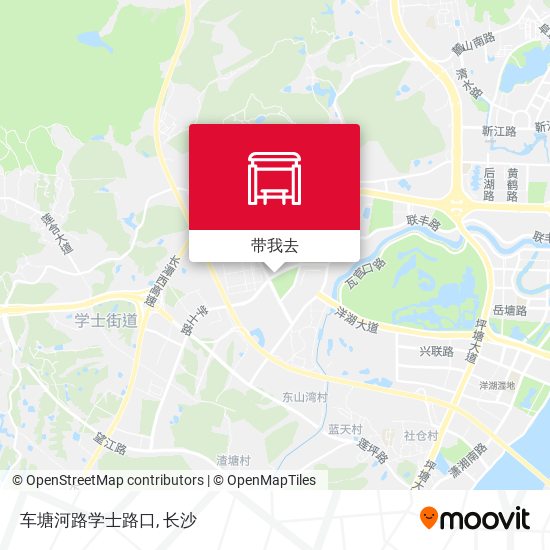 车塘河路学士路口地图