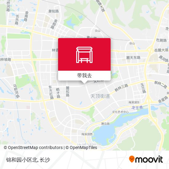 锦和园小区北地图