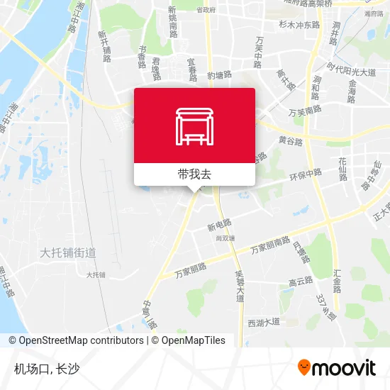 机场口地图