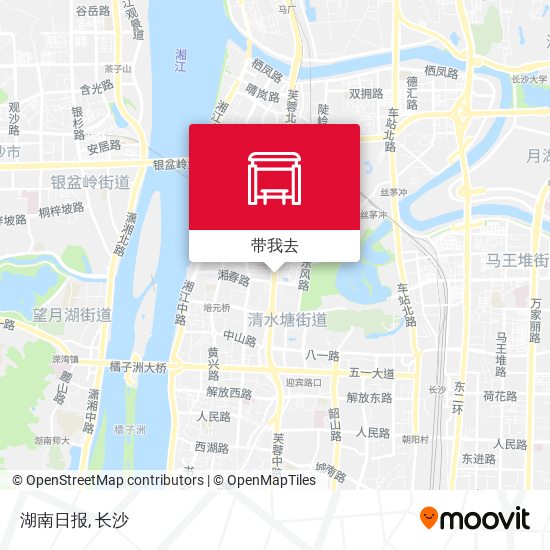 湖南日报地图