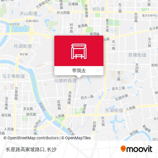 长星路高家坡路口地图