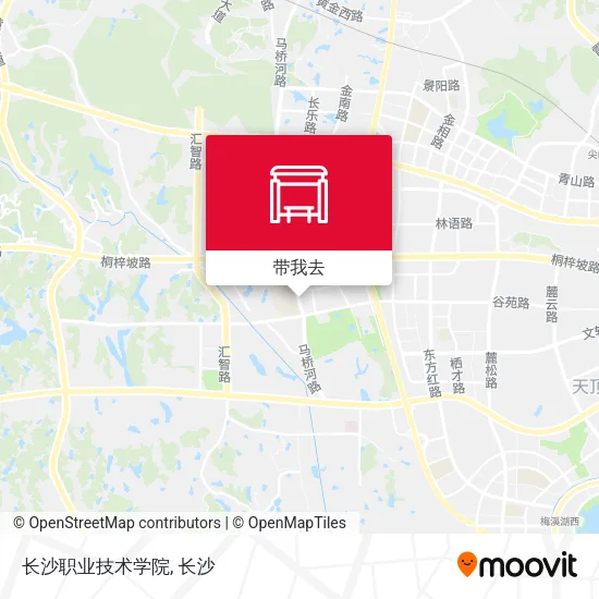 长沙职业技术学院地图