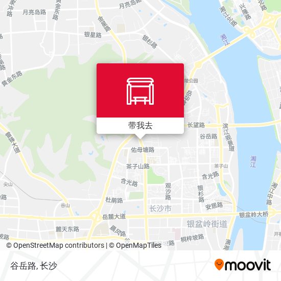 谷岳路地图