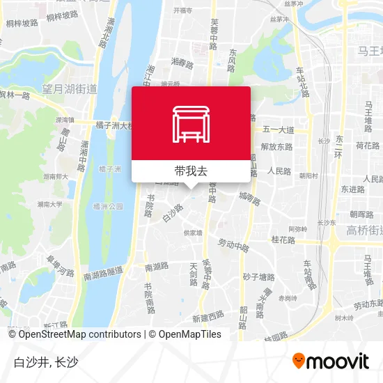 白沙井地图