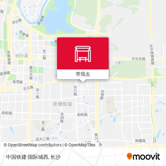 中国铁建·国际城西地图