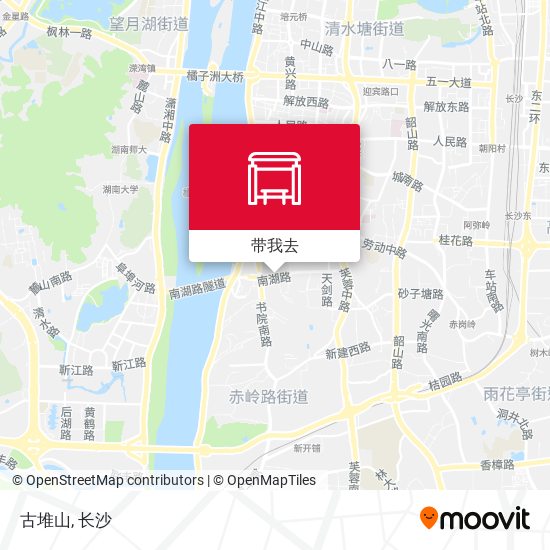 古堆山地图