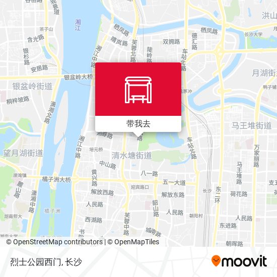 烈士公园西门地图