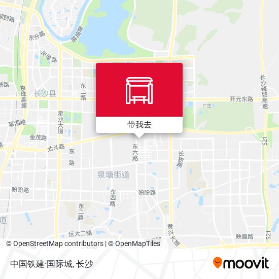 中国铁建·国际城地图