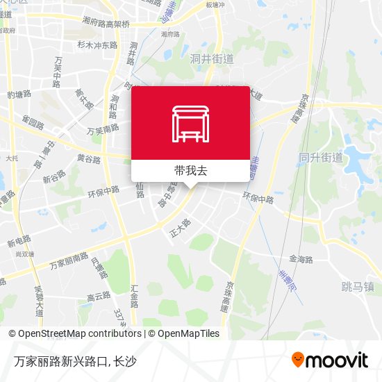 万家丽路新兴路口地图