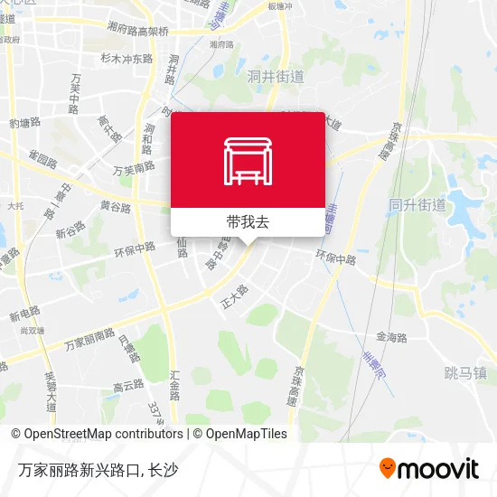 万家丽路新兴路口地图