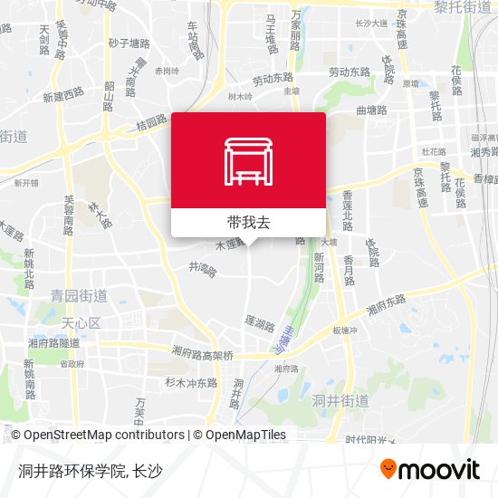 洞井路环保学院地图