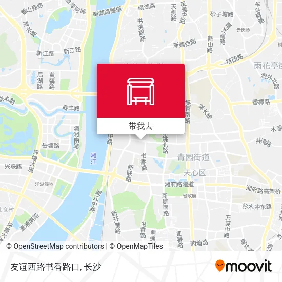 友谊西路书香路口地图