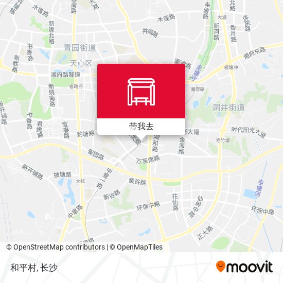 和平村地图