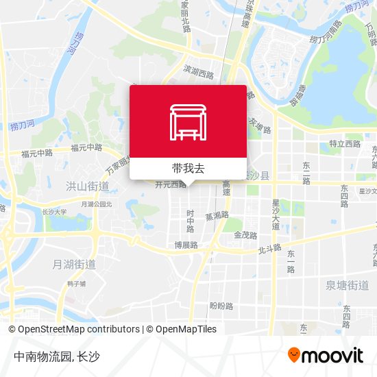 中南物流园地图