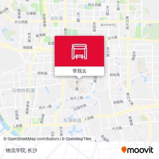 物流学院地图