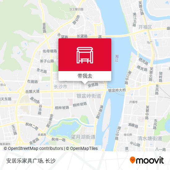 安居乐家具广场地图