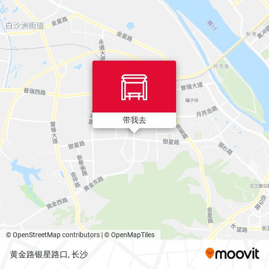 黄金路银星路口地图