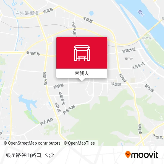 银星路谷山路口地图