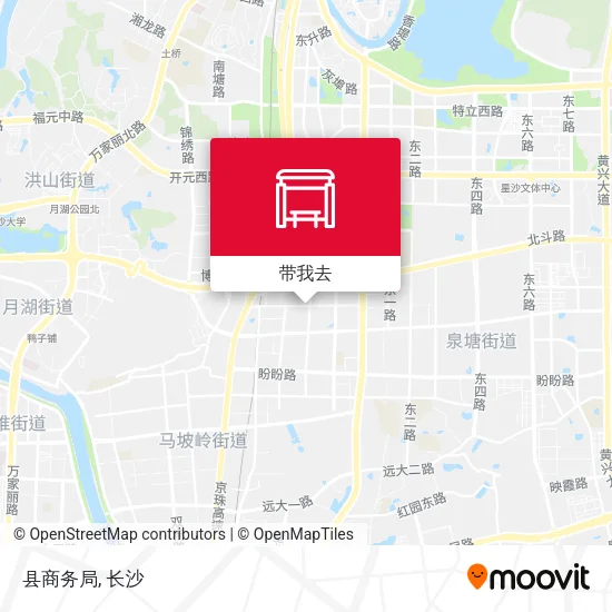 县商务局地图