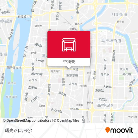 曙光路口地图